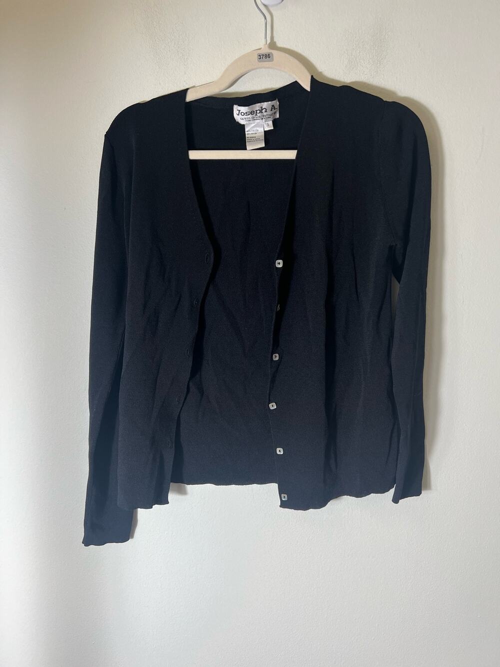 Joseph A. Long Sleeve Button Up Cardigan Sweater Sz S